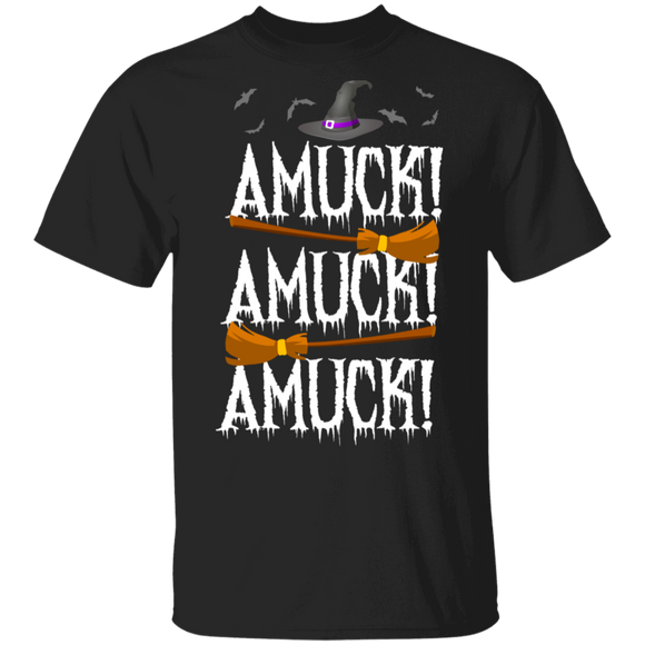 Amuck Cool Halloween Witch Lovers Gifts T-Shirt - Macnystore