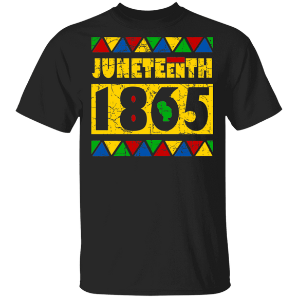Juneteenth 1865 Cool Pride Black African-Americans Gifts T-Shirt - Macnystore