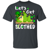Let's Get Slothed Funny Sloth Patrick's Day T-Shirt - Macnystore