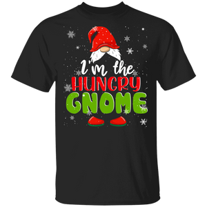 Christmas Gnome Shirt I'm The Hungry Gnome Funny Christmas Gnomes Lover Matching Family Group Gifts T-Shirt - Macnystore