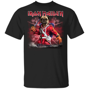Cool Iron Maiden Pug Shirt Matching Pug Dog Lover Owner Fans Trainer Gifts T-Shirt - Macnystore
