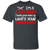 I'm A Phlebotomist I Make Grown Man Cry What's Your Superpower Funny Syringe Shirt Matching Nurse Doctor Phlebotomist Gifts T-Shirt - Macnystore