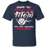 Happy Mother's Day To My Best Mom From Your Gymnastics Champion Floral Women Shirt Matching Gymnastics Lover Gifts T-Shirt - Macnystore