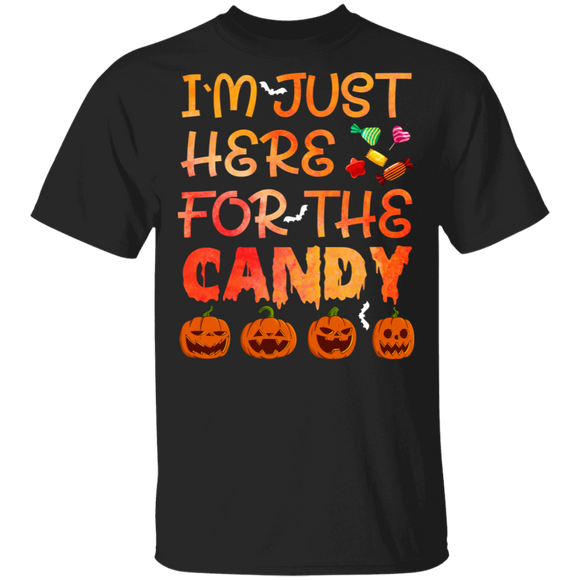 I'm Just Here For The Candy Food Halloween Humor T-Shirt - Macnystore