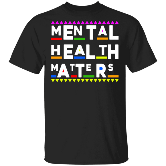 Mental Health Awareness Shirt Mental Health Matters Retro 90's Style Gifts T-Shirt - Macnystore