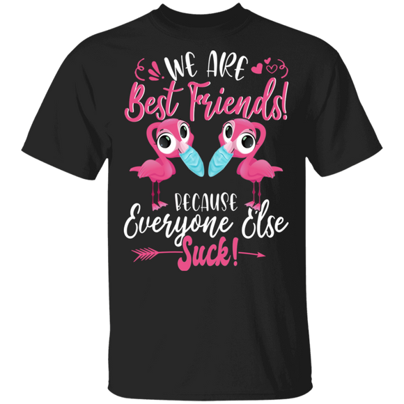 We Are Best Friends Because Everyone Else Suck Cute Flamingo Lover Gifts T-Shirt - Macnystore