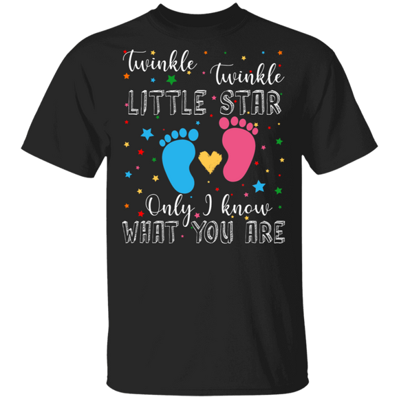 Twinkle Twinkle Little Star Only I Know What You Are Cool Pregnancy Gifts T-Shirt - Macnystore