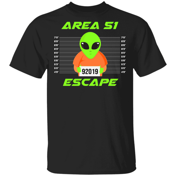 Area 51 Escapee Funny Alien Outer Space UFO Lover Gifts T-Shirt - Macnystore