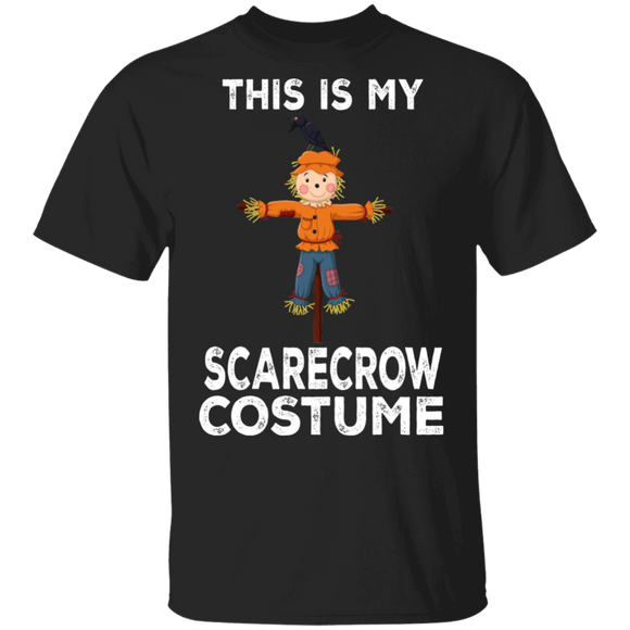 Halloween Shirt This Is My Scarecrow Costume Funny Halloween Scarecrow Lover Gifts Halloween T-Shirt - Macnystore