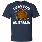 Pray for Australia Rain Save Koala Kangaroo Australian Animals People Firefighter Kids Mens Womens Gifts T-Shirt - Macnystore