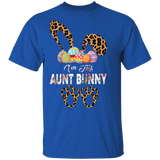 I'm The Aunt Bunny Cute Bunny Leopard Eggs Easter Day Gift T-Shirt - Macnystore
