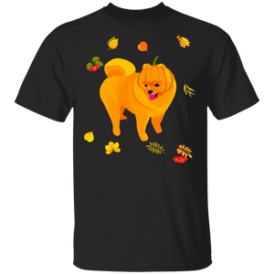Halloween Shirt Cute Dog Pumpkin Fall Autumn Lover Gifts Halloween T-Shirt - Macnystore