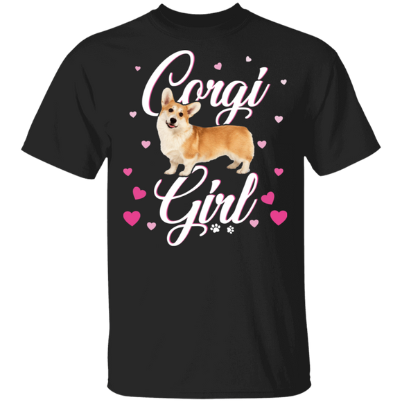 Corgi Girl Women Puppy Mom Dog Mama Lover T-Shirt - Macnystore