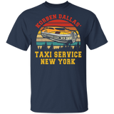 Vintage Retro Korben Dallas' Taxi Service New York Funny Taxi Car Shirt Matching Taxi Cab Driver American Gifts T-Shirt - Macnystore
