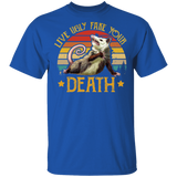 Vintage Retro Live Ugly Fake Your Death Cool Angry Opossum T-Shirt - Macnystore