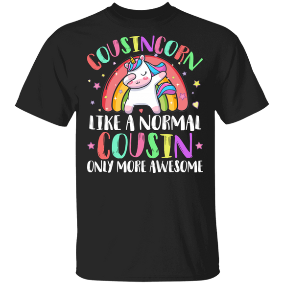 Unicorn Lover Shirt Cousincorn Like A Normal Cousin Only More Awesome Gifts T-Shirt - Macnystore