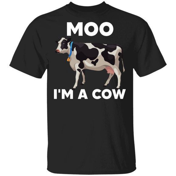Moo I'm A Cow Funny Halloween Cow Lover Gifts T-Shirt - Macnystore