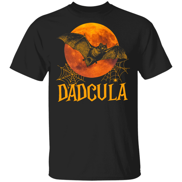 Halloween Dad Shirt Dadcula Funny Halloween Bat Lover Dad Father's Day Gifts Halloween T-Shirt - Macnystore