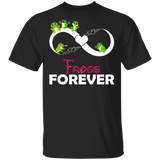 Frogs Forever Cute Frogs And Hearts Shirt Matching Frog Lover Fans Gifts T-Shirt - Macnystore