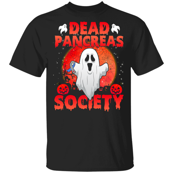Dead Pancreas Society Cool Diabetes Awareness Halloween Gifts T-Shirt - Macnystore