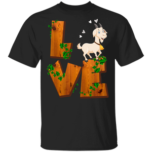 Love Goat Funny Goat Lover Fans Farmer Gifts T-Shirt - Macnystore