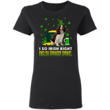 I So Irish Right English Springer Spaniel Dog Lover St. Patrick's Day Gifts Ladies T-Shirt - Macnystore