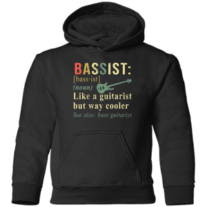 Vintage Bassist Definition Gift For Bass Guitar Player Guitarist Gift Pullover Hoodie - Macnystore