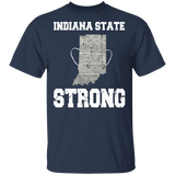 Indiana State Strong Shirt Matching Kids Men Women Indiana State American Gifts T-Shirt - Macnystore