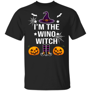 I'm The Wino Witch Wine Lover Matching Halloween Night Gifts T-Shirt - Macnystore