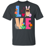Love Pug Funny Rabbit Bunny Eggs Easter Day Matching Shirt For Kids Men Women Pug Dog Pet Lover Gifts T-Shirt - Macnystore