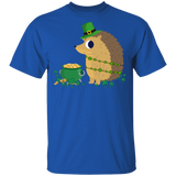 Leprechaun Hedgehog Funny Shamrock Hedgehog Lover Irish St Patrick's Day Gifts T-Shirt - Macnystore