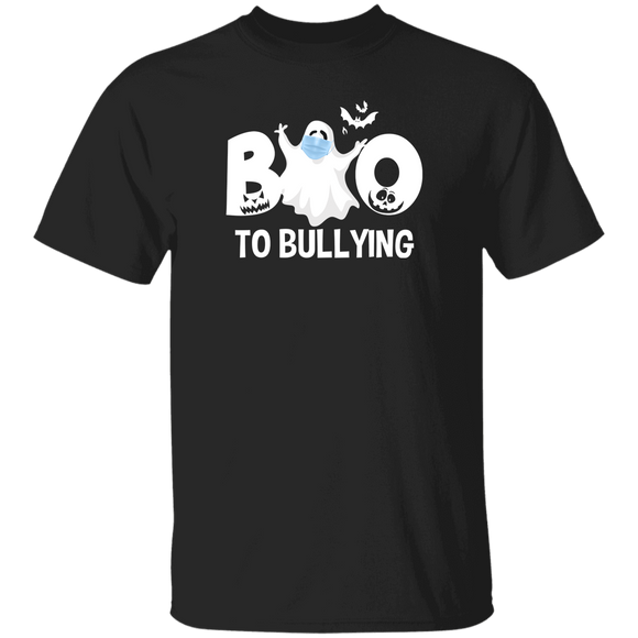 Halloween Boo Shirt Boo To Bullying Funny Halloween Boo Ghost Lover Unity Day Orange Gifts Halloween T-Shirt - Macnystore