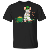 Leprechaun Rat Funny Shamrock Rat Lover Irish St Patrick's Day Gifts T-Shirt - Macnystore