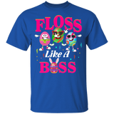 Floss Like A Boss Dabbing Easter Eggs Funny Rabbit Bunny Eggs Easter Day Matching Shirt For Kids Women Dancer Gifts Youth T-Shirt - Macnystore