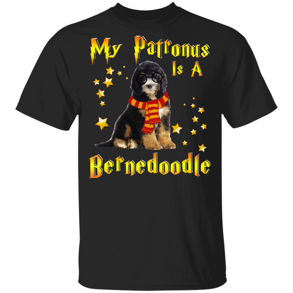 My Patronus Is A Bernedoodle Magical Pet Dog Youth T-Shirt - Macnystore