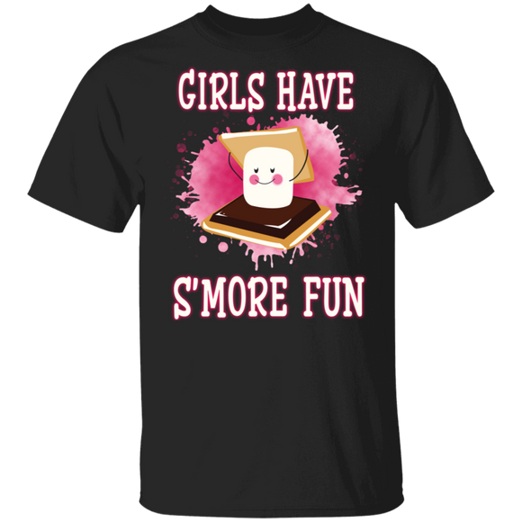 Girls Have S'more Full Funny S'More Cake Lover Fans Girl Women Gifts T-Shirt - Macnystore