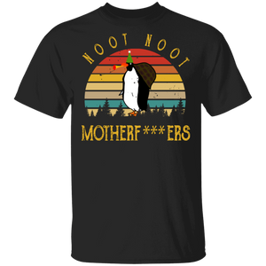 Vintage Retro Noot Noot Motherf___ers Cute Penguin Matching Mother's Day Gifts T-Shirt - Macnystore