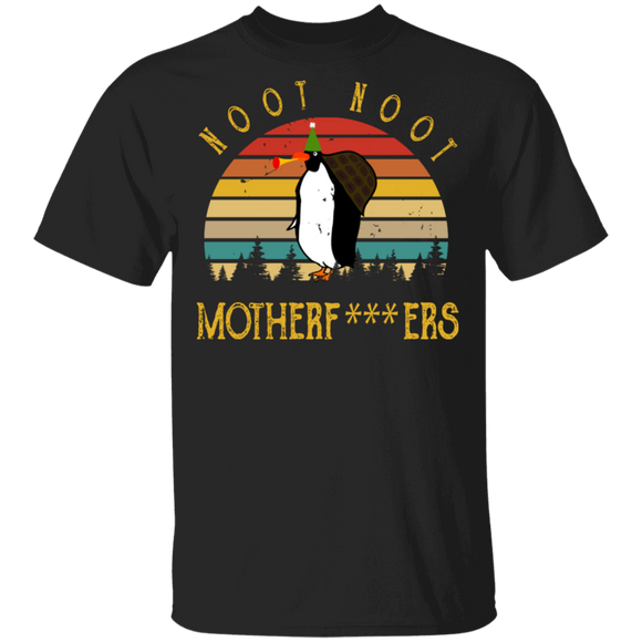 Vintage Retro Noot Noot Motherf___ers Cute Penguin Matching Mother's Day Gifts T-Shirt - Macnystore