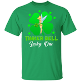 Cute Tinker Bell Lucky One Clover St Patrick's Day Movies Lover Unisex T-Shirt - Macnystore