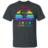 Vintage The First Gay Pride Was A Riot - Stonewall 50th NYC T-Shirt - Macnystore