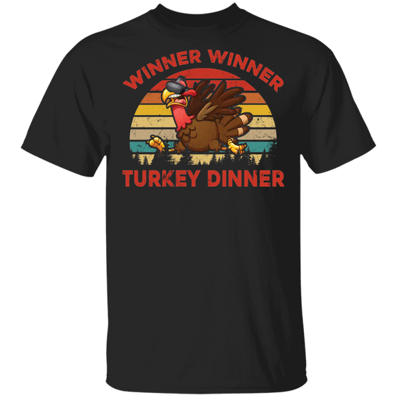 Thanksgiving Gamer Shirt Winner Winner Turkey Dinner Funny Thanksgiving Gamer Game Turkey Lover Gifts Thanksgiving T-Shirt - Macnystore