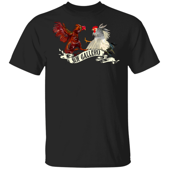 Cock Rooster Lover Shirt Soy Gallero Cool Cock Rooster Fighting Gamefowl Lover Gifts T-Shirt - Macnystore