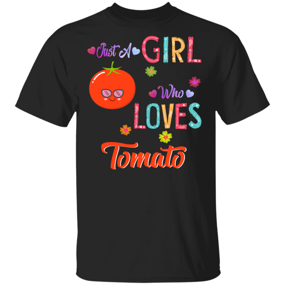Funny Just A Girl Who Loves Tomato Tomato Lovers T-Shirt - Macnystore
