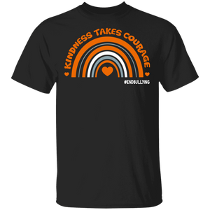 Unity Day Orange Lover Shirt Kindness Takes Courage End Bullying Cute Unity Day Orange Rainbow Lover Gifts T-Shirt - Macnystore