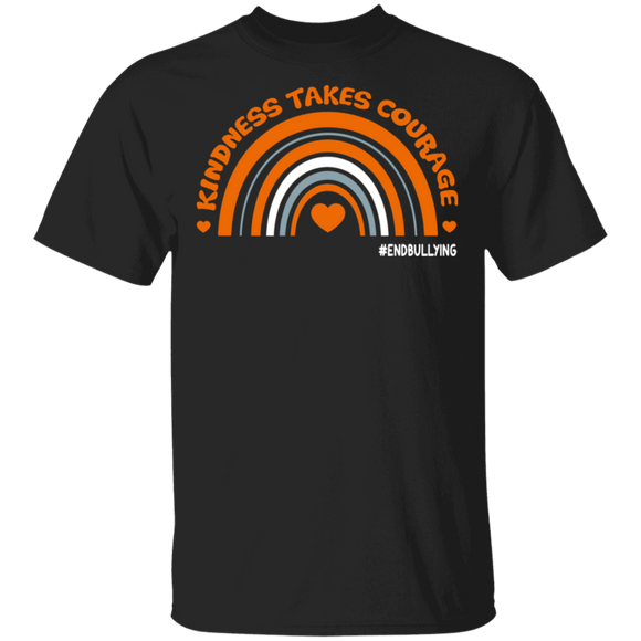 Unity Day Orange Lover Shirt Kindness Takes Courage End Bullying Cute Unity Day Orange Rainbow Lover Gifts T-Shirt - Macnystore