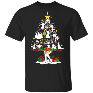 Christmas Tree Shirt Broadway Musical Theatre Christmas Tree Cool Christmas Tree Music Theatre Lover Gifts Christmas T-Shirt - Macnystore