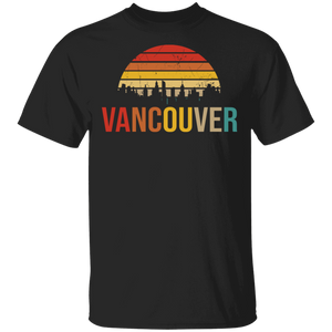 Vancouver Lover Shirt Vintage Retro Cool Vancouver British Columbia Canada Lover Gifts T-Shirt - Macnystore