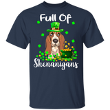 Full Of Shenanigans Leprechaun Beagle Patricks Day T-Shirt - Macnystore