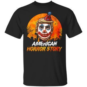 Halloween Trump Shirt American Horror Story Funny Halloween Trump Clown Lover Gifts Halloween T-Shirt - Macnystore
