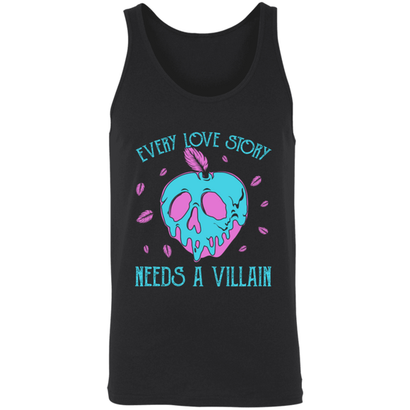 Every Love Story Need A Villain Villains Skull 3480 Unisex Tank - Macnystore